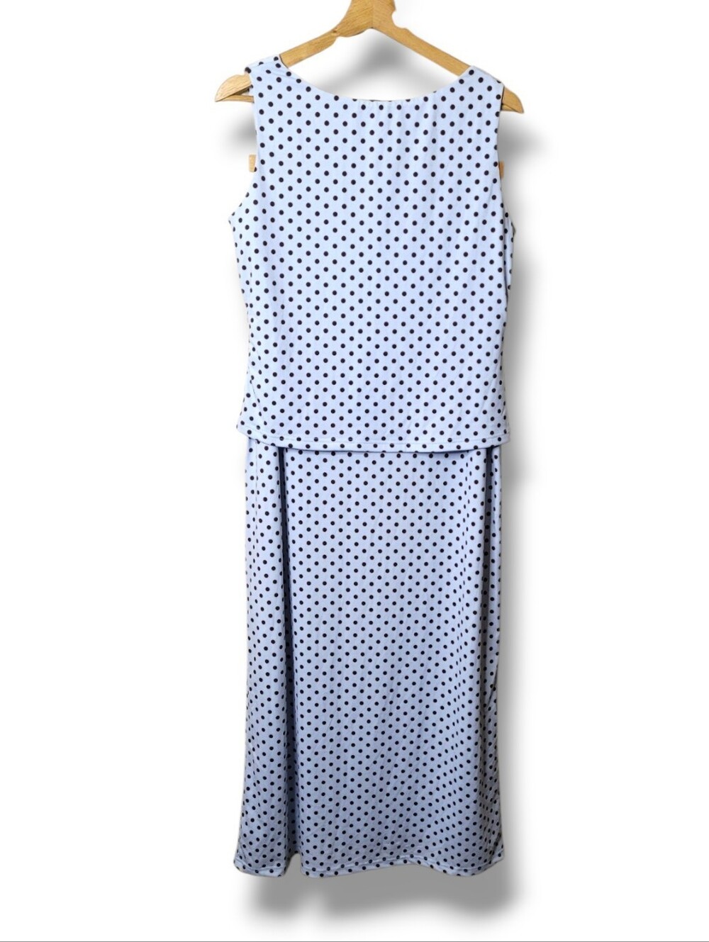 Altard State Polka Dot Skirt Set • Size XL Blue & Brown Maxi NWT - Picture 2 of 15